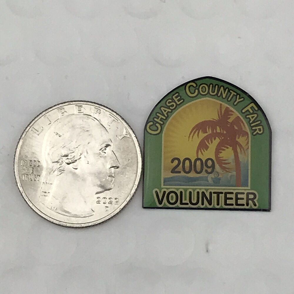 Chase County Fair 2009 Volunteer Pin - Picture 3 of 4